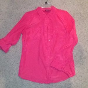 Silk button up