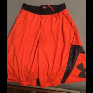 mens ua basketball shorts