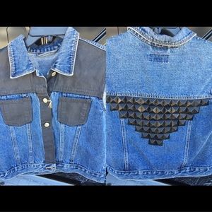 Small denim vest