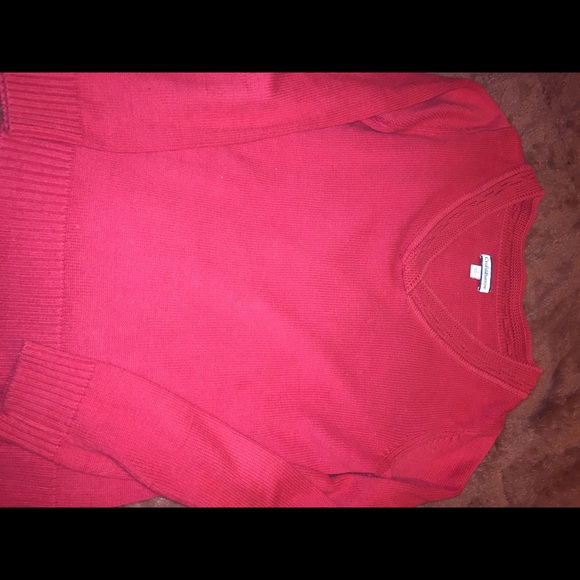 Red sweater