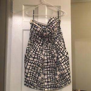 Strapless Pattern Dress