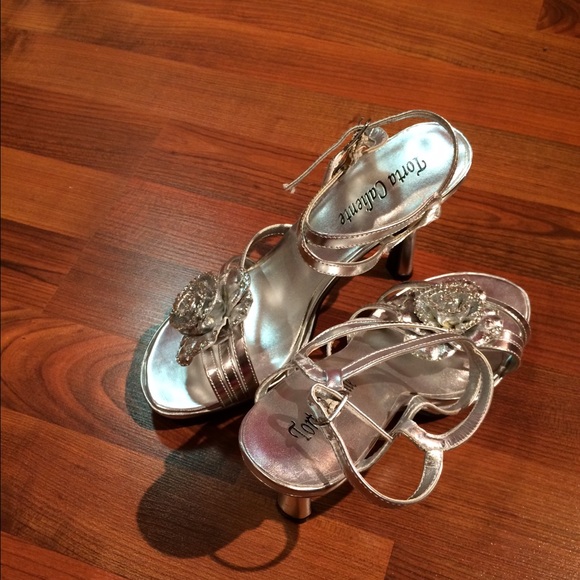 Silver heels