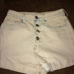 High wasted shorts