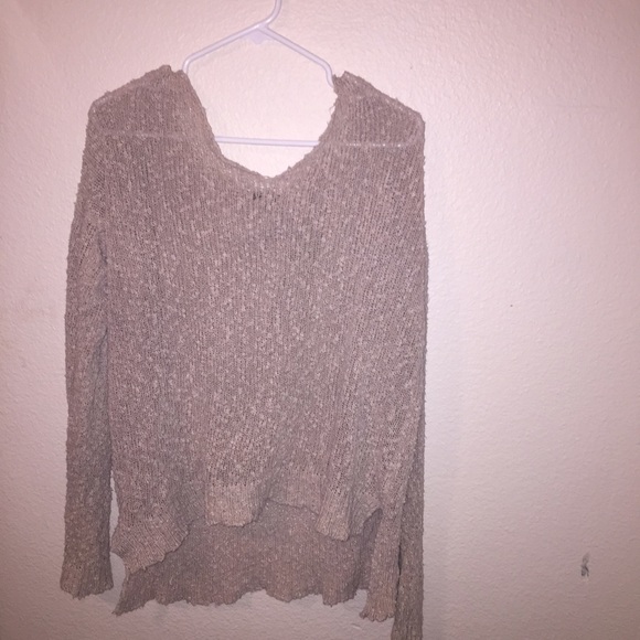 Oversized knitted sweater