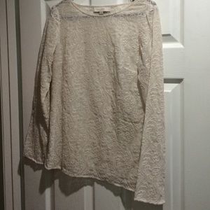 Ann Taylor Loft, Long sleeved sheer shirt