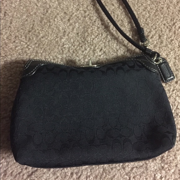 Coach wrislet NWOT black never used