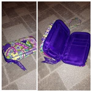 Vera Bradley strap wallet