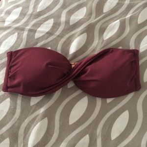Bandeau swim top