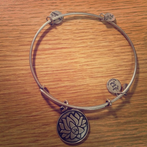 Alex and Ani lotus flower bracelet