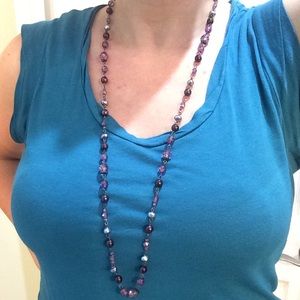 Purple necklace