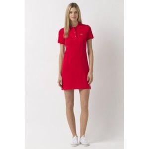 Lacoste Red Polo Dress