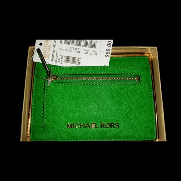 Michael Kors Credit card Holder in Palm