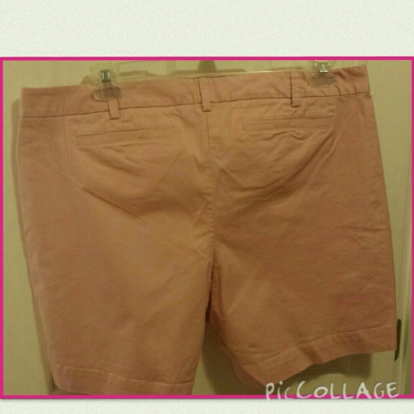 SOLD-Bundle-Land's End Salmon Colored Shorts - Picture 2 of 4