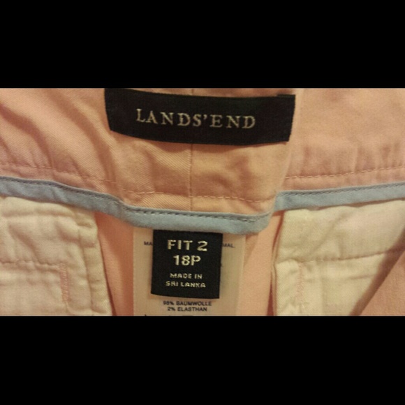 SOLD-Bundle-Land's End Salmon Colored Shorts - Picture 3 of 4
