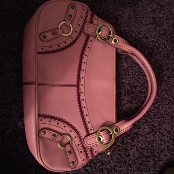 Pink leather Rafē Bag - Picture 2 of 4