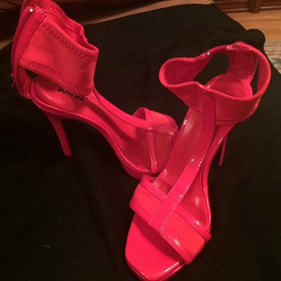Miss Me bright red high heels