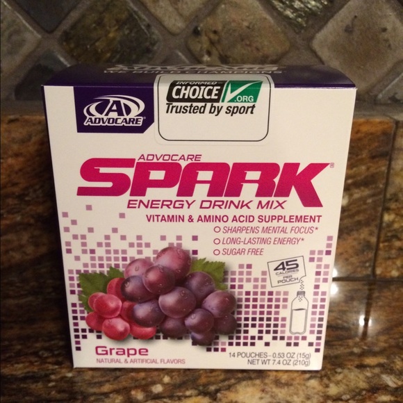 Advocare Spark Pouches- grape- brand new unopened