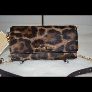 Michael Kors Jet Set Haircalf Wallet On Chain