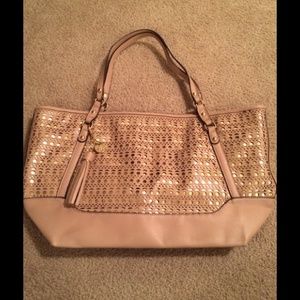 New Jessica Simpson Bag. Color : Beige and Gold