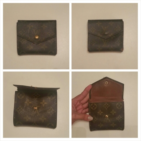 🔆Auth Louis Vuitton Tri-Fold Elise Coin Wallet🔆
