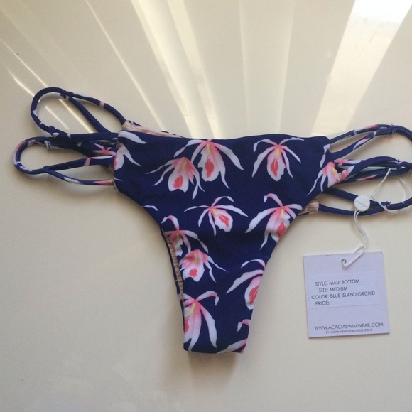 90 🅿️🅿️Acacia Maui Blue Island Orchid bottoms