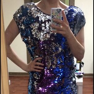 Size small sequined party dress