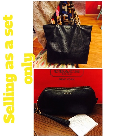 SOLD Coach purse and wristlet - Picture 1 of 4