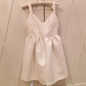 ZARA open back white dress