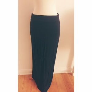 NWOT Navy Maxi Skirt