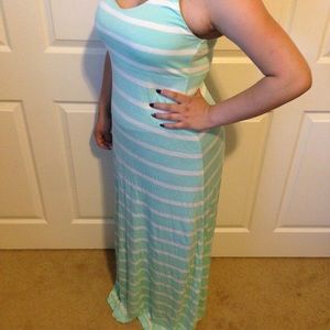 Stripped maxi dress 👗