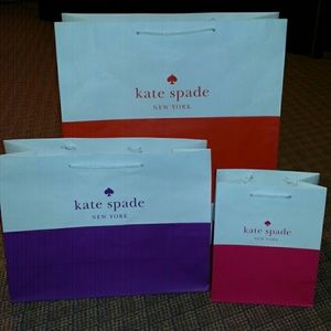 Kate Spade shopping bags