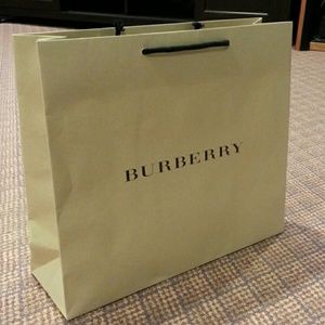 Burberry shopping bag
