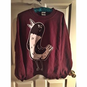 BURGUNDY THE WONDER YEARS CREWNECK!
