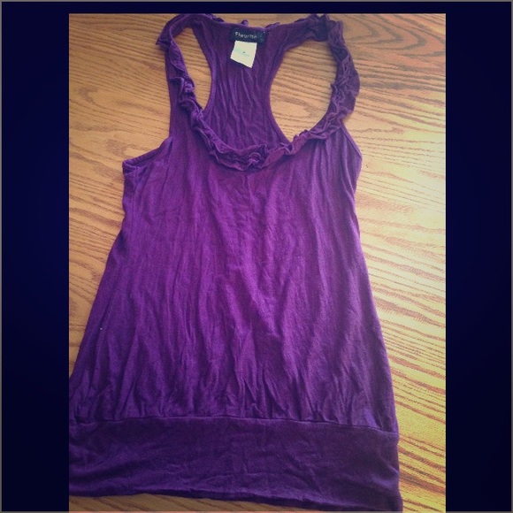 Purple Racer back tank