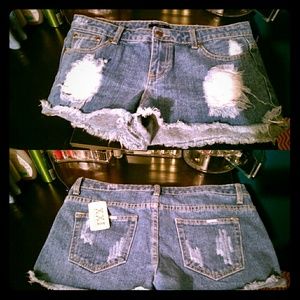 Distressed Shorts