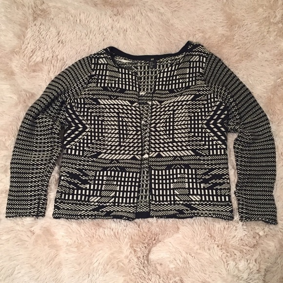 H&M Black and White Jacket!