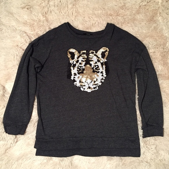 Forever 21 Sequin Tiger Sweatshirt!