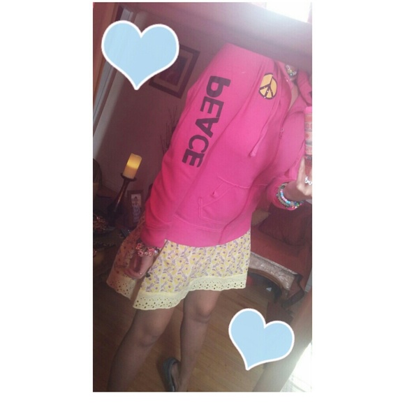 Super PEACE colorful hoodie !)