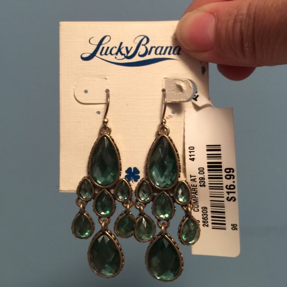 Lucky Brand Aqua Earrings!