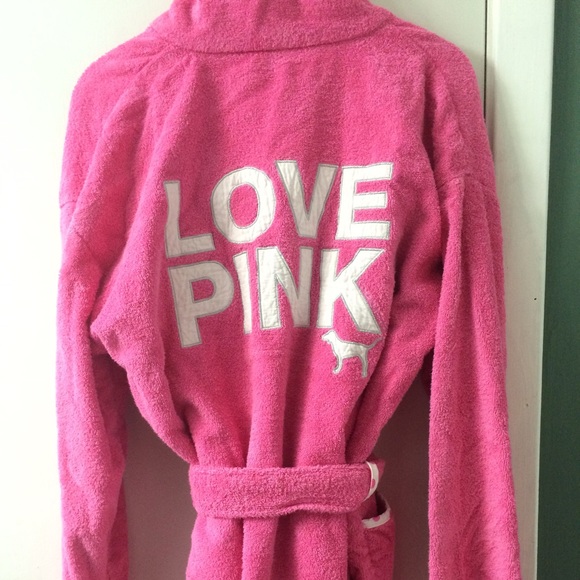 Victoria secret bath robe !