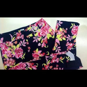 Cache Floral Ankle Pants - size 6