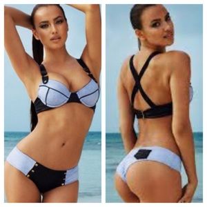 Beach Bunny Faux Denim Bikini