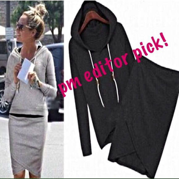 🎉PM editor pick!🎉 sweatshirt & sweatskirt set