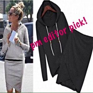 🎉PM editor pick!🎉 sweatshirt & sweatskirt set