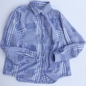 Anthropologie Odille striped button down shirt