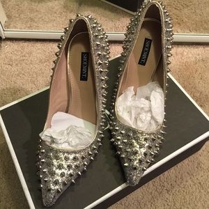 Sparkly spike heels