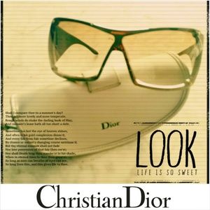 Auth. Christian Dior Overshine 2 Sunglasses