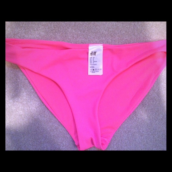 Pink bikini bottom