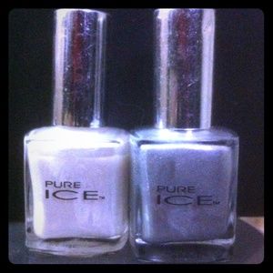 BARI COSMETICS PURE ICE SILVER MERCEDES NAIL COLOR