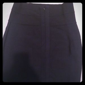 High waist black skirt